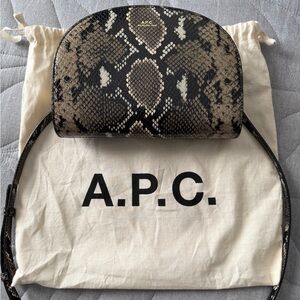 A.P.C. Demi-Lune Crossbody Bag/Clutch